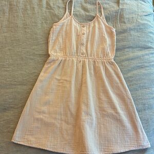 Benetton - light pink cotton dress - size 8/9 girls